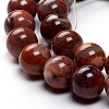 Natural Red Rainbow Jasper Beads Strands G-F677-19-3