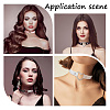 6Pcs 6 Styles Adjustable Gothic Two Tone PU Leather Alloy Heart Choker Necklaces for Women NJEW-CL0007-07-4