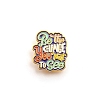 Be The Change You Want To See Word Enamel Pin LS-JEWB-TAC0010-21-1