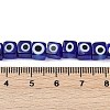 Handmade Evil Eye Lampwork Beads Strands LAMP-G166-16D-4