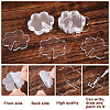 Flower Acrylic Wine Glass Charms Tag AJEW-WH0248-384A-5