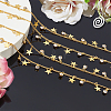 DIY Brass Micro Pave Clear Cubic Zirconia Curb Chains Necklaces/Bracelets Making Kits DIY-BBC0002-63G-3