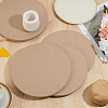 MDF Wood Round Boards TOOL-WH0059-076B-4