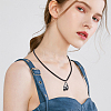 2Pcs Braided Round Leather Cord Necklace Making NJEW-BBC0001-19B-01-5