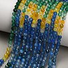 Gradient Color Natural Chalcedony Beads Strands GG-NH0004-A01-01A-1