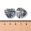 Transparent Glass Enamel Beads GLAA-S388-01C-3