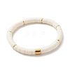 Synthetic Hematite & Polymer Clay Hieishi Beads Stretch Bracelets Set BJEW-JB07442-6