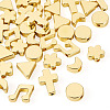 36Pcs 6 Styles Brass Beads KK-TA0002-07-3