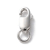 925 Sterling Silver Lobster Claw Clasps STER-P063-01P-1