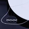 Exquisite Brass Cable Chains Necklaces NJEW-EE0002-001P-3