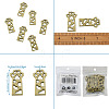 Open Back Bezel Pendants X-PALLOY-TAC0010-08AB-10