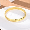 Brass Plain Bangles BJEW-C140-32G-3