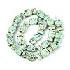 Spray Painted Synthetic Turquoise Beads Strands TURQ-T004-16A-2