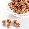 Pave Disco Ball Beads RB-A130-10mm-15-1