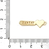 Brass Connector Charms KK-CBAE532-01M-G-3