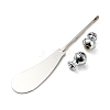 Non-Tarnish 201 Stainless Steel Cake Spatulas AJEW-P114-01C-P-3