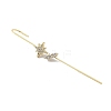 Brass Crystal Rhinestone Ear Wrap Crawler Hook Earrings for Women EJEW-C097-04G-03-2