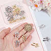 30Pcs 3 Colors Rack Plating Alloy Pendants FIND-SP0002-49B-3