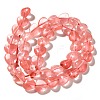 Cherry Quartz Glass Beads Strands G-R190-10mm-53A-3