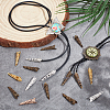 40Pcs 4 Colors Brass Bead Cone KK-NB0003-80-5