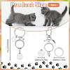 2Pcs Stainless Steel & Alloy Keychains KEYC-DR00023-2