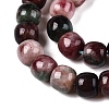 Dyed Natural White Jade Beads Strands G-T138-D25-3