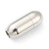 304 Stainless Steel Magnetic Clasps with Glue-in Ends STAS-O148-04A-P-1