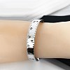 Creativity Women's Brass Cuff Bangles BJEW-BB59649-A-5