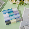 12 Rolls 12 Colors Metallic Sewing Thread OCOR-CY0002-02C-3