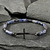 Natural Blue Spot Jasper Link Bracelets AY1145-2-1