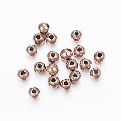 304 Stainless Steel Spacer Beads X-STAS-L187-4mm-09RG-1
