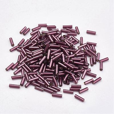 Glass Bugle Beads SEED-E001-12mm-57-1