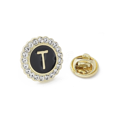 Letter Enamel Pins JEWB-S042-03T-G-1