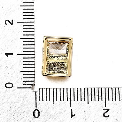 Brass Pave Clear Cubic Zirconia Multi-Strand Links KK-B136-17G-1