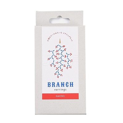 MIYUKI Seed Beads Branch Earrings Making Kits DIY-H165-03D-1