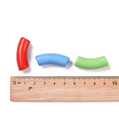 Opaque Acrylic Beads SACR-S677-M-1