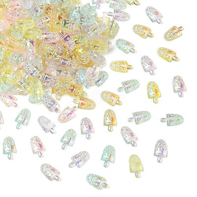 200Pcs Ice Cream Resin Cabochons MRMJ-CJ0001-20-1
