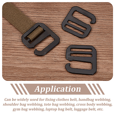 Zinc Alloy Slider Buckles FIND-WH0002-85B-1