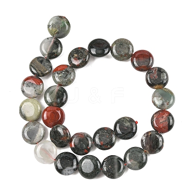 Natural African Bloodstone Beads Strands G-L648-B06-15mm-1