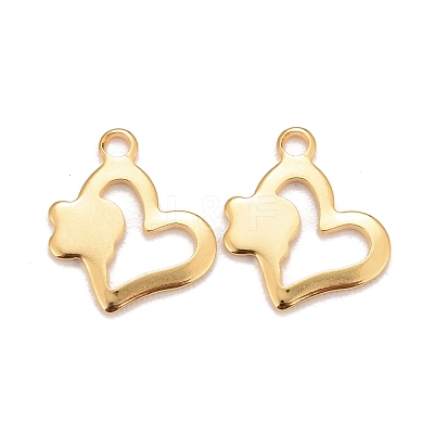 201 Stainless Steel Charms STAS-K217-65G-1