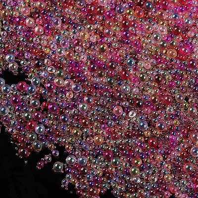 AB-Color Plated DIY 3D Nail Art Decoration Mini Glass Beads EGLA-TAC0001-02D-1