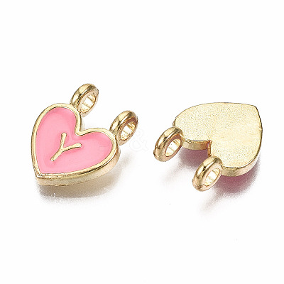 Alloy Enamel Charms X-ENAM-T012-02Y-RS-1