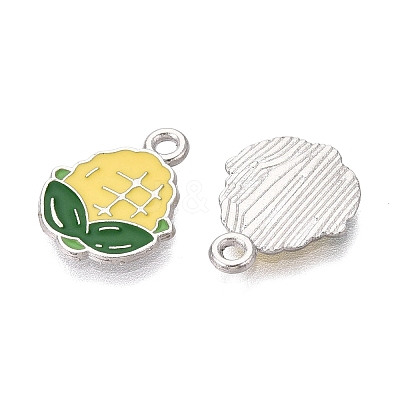 Alloy Enamel Pendants ENAM-Q003-08P-1