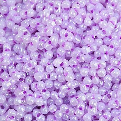 Lustered Glass Seed Beads SEED-K010-04A-1