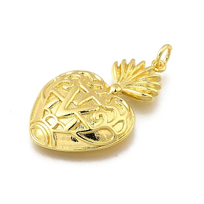 Brass Pendants KK-G525-12G-1
