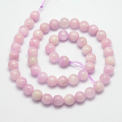 Natural Kunzite Beads Strands G-D856-03-8mm-1