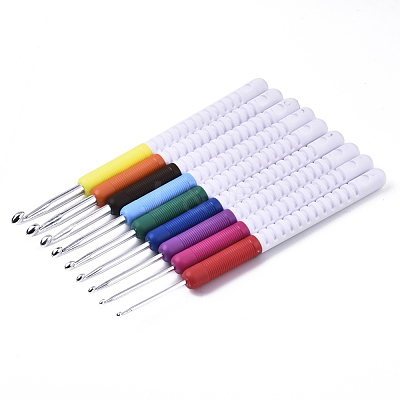 Aluminum Diverse Size Crochet Hooks Set TOOL-S015-008-1