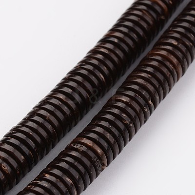 Natural Coconut Bead Strands BSHE-P021-23-7mm-1