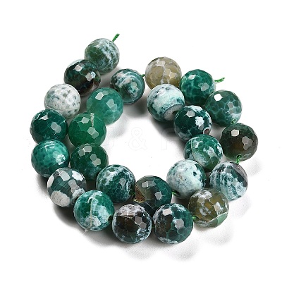 Natural Fire Crackle Agate Beads Strands G-L595-A02-01E-1