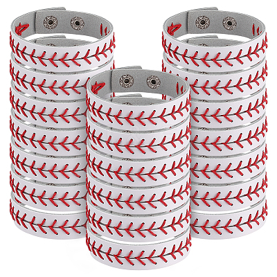 Cowhide Cord Bracelets BJEW-WH0014-099B-1